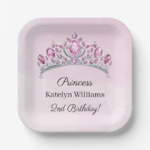 Anniversaire personnalisé de princesse aquarelle r