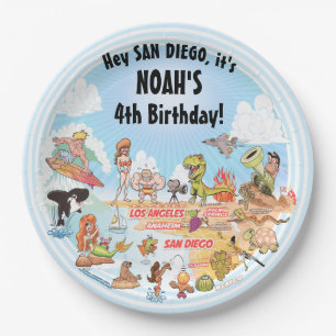 Assiettes En Carton Anniversaire SoCal