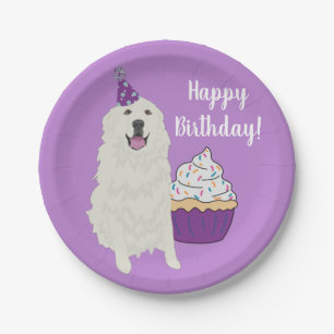 Assiettes En Carton Anniversaire sur mesure Great Pyrenees Mountain Do