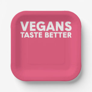 Assiettes En Carton Appel Végétalien