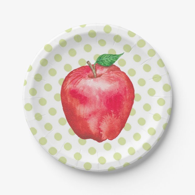 Assiettes En Carton Apple (Devant)
