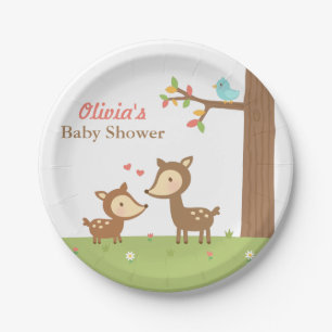Assiettes En Carton Approvisionnements de partie de baby shower de