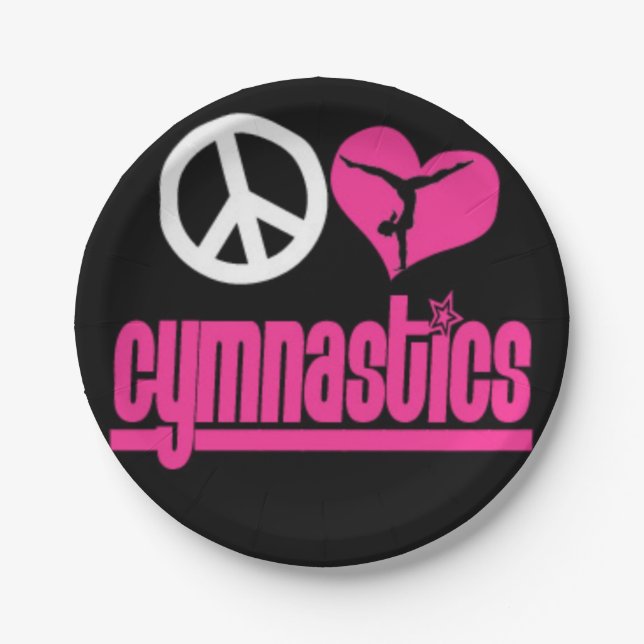 Assiettes En Carton Approvisionnements gymnastiques de partie de (Devant)