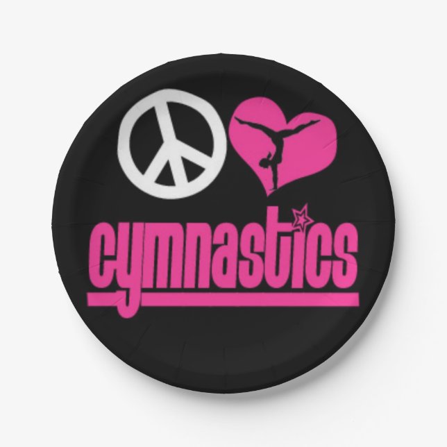 Assiettes En Carton Approvisionnements gymnastiques de partie de (Devant)