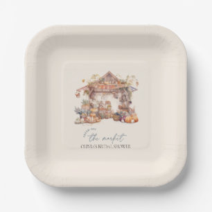 Assiettes En Carton Aquarelle, Baby shower de mariage tout droit sorti