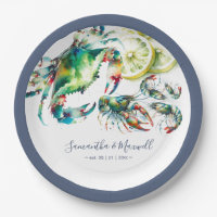 Aquarelle Boule de fruits de mer