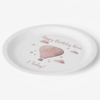 Assiettes En Carton Aquarelle jolie Chaud Air Balloon Papier de la par