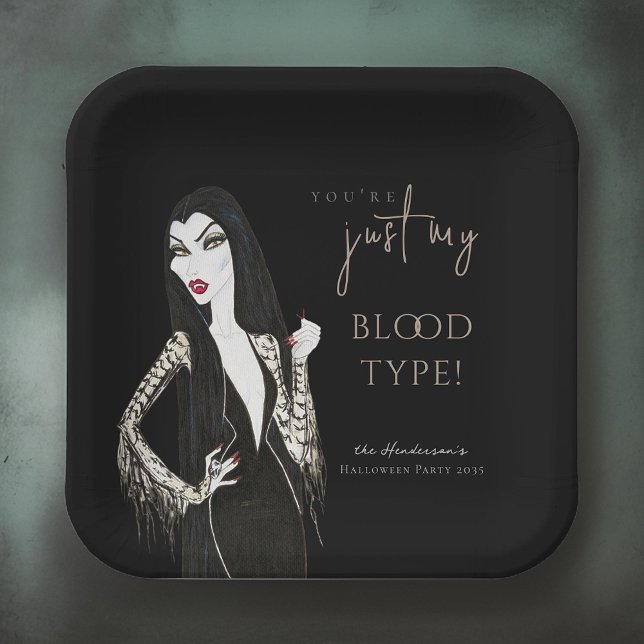 Assiettes En Carton Aquarelle Vampiress Fantastique Plaques en papier  (Créateur téléchargé)