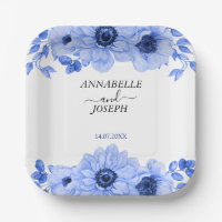 aquarelles Florales Mariage Botanique Moderne