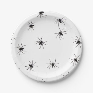 Assiettes En Carton Araignée Halloweeen