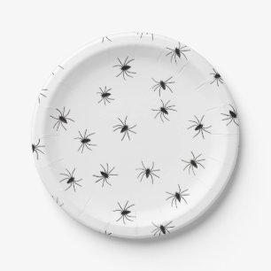 Assiettes En Carton Araignées Crawly déplaisantes