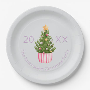 Assiettes En Carton Arbre de Noël