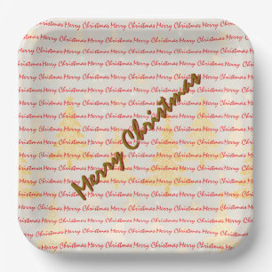 Assiettes En Carton Arbres de Noël de Luxe Noël Festifs