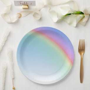 Assiettes En Carton Arc-en-ciel