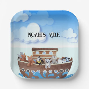 Assiettes En Carton Arche de Noé