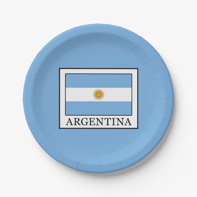 Assiettes En Carton Argentine (Devant)