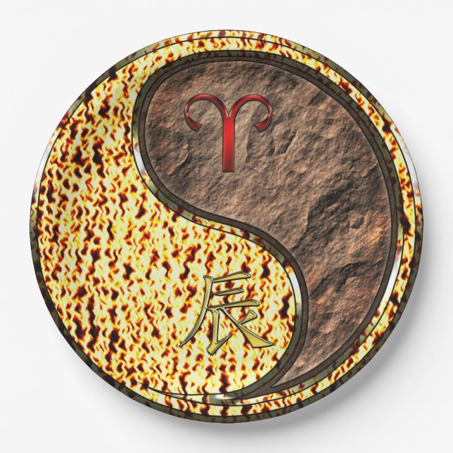 Assiettes En Carton Aries & Earth Dragon (Devant)