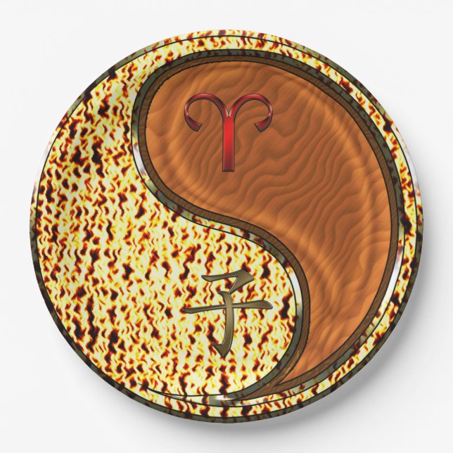 Assiettes En Carton Aries & Wood Rat (Devant)