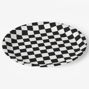 Assiettes En Carton Arlequin