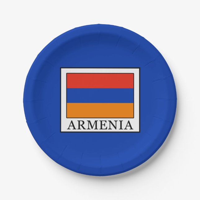 Assiettes En Carton Arménie (Devant)