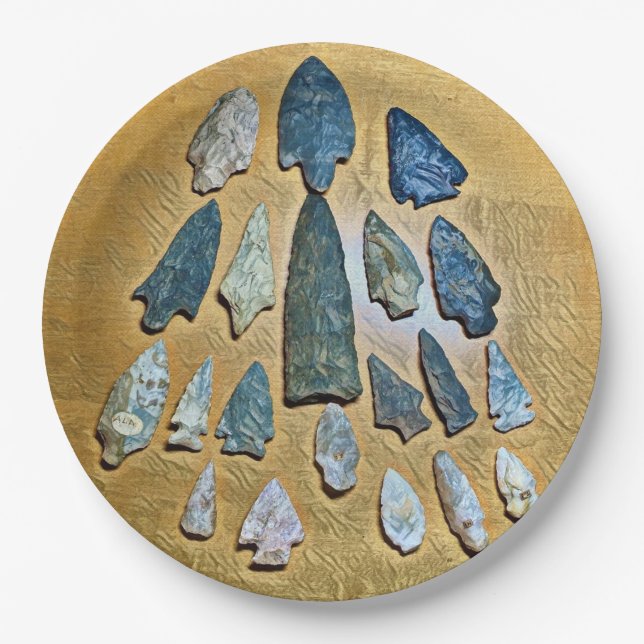 Assiettes En Carton Arrowhead indien (Devant)