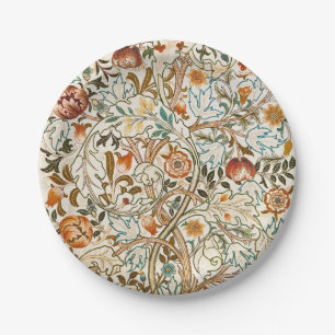 Assiettes En Carton Art floral vintage de l'acanthe de William Morris