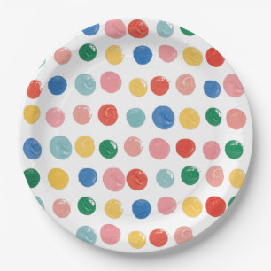 Assiettes En Carton Art Peinture Anniversaire de enfant