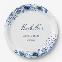 Asiatique Chinoiserie Bleu clair Floral Bridgerton