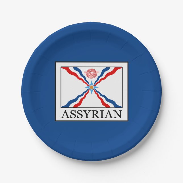 Assiettes En Carton assyrien (Devant)