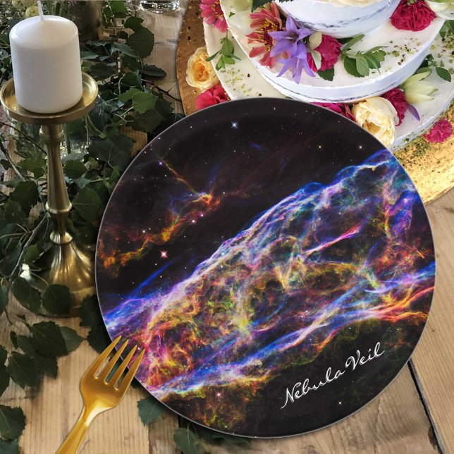 Assiettes En Carton Astronomie & Nebula Voile, Hubble / Galaxie (Créateur téléchargé)