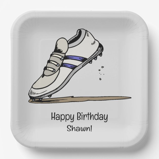 Assiettes En Carton Athlétisme  (Recto)