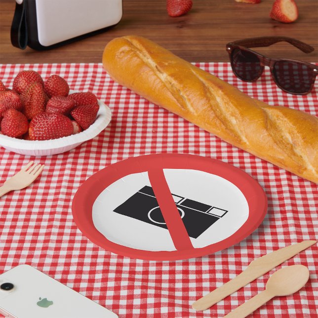 Assiettes En Carton Aucun signe photo (Créateur téléchargé)