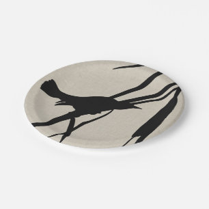 Assiettes En Carton Audubon Silhouette II