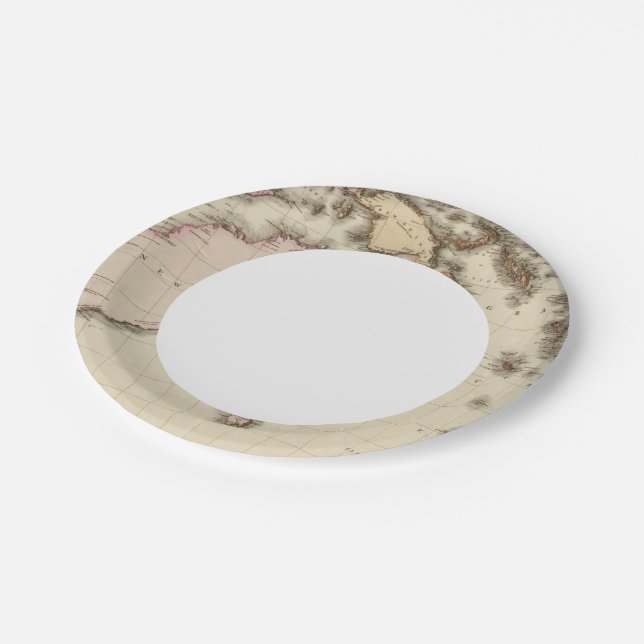Assiettes En Carton Australasie (Angle)