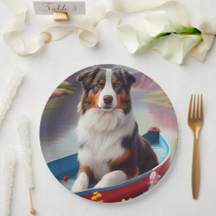 Assiettes En Carton Australian Shepherd on Paddle : Une aventure Pitto