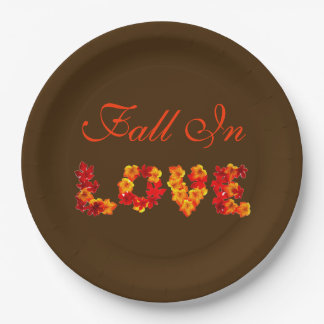 Assiettes En Carton Automne Mariage Colorful Feuille Rustique
