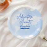 Assiettes En Carton Aventure attend un Baby shower neutre pour les fem<br><div class="desc">Faites de votre baby shower encore plus mémorable avec nos Plaques papier Baby shower Adventure Await! Avec de délicieuses illustrations inspirées du voyage comme des globes, des cartes et des avions, ces plaques sont parfaites pour ajouter une touche amusante et aventureuse à votre célébration. Caractéristiques clés : Design inspiré par...</div>