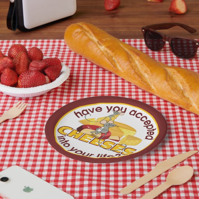 Assiettes En Carton Avez-vous accepté les fromages ? (Pique-nique)