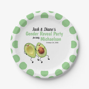 Assiettes En Carton Avocado Couple Genre Revevela Party