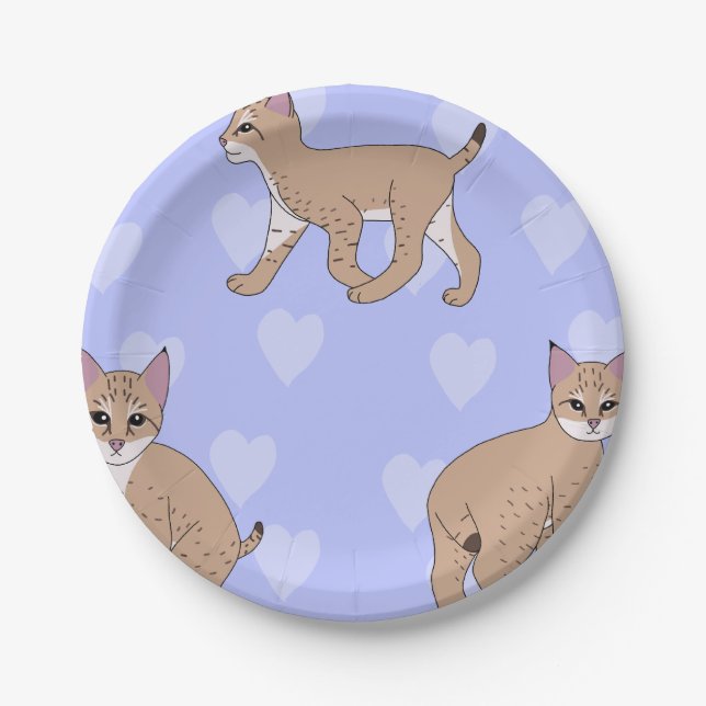 Assiettes En Carton Baby Bobcats (Devant)