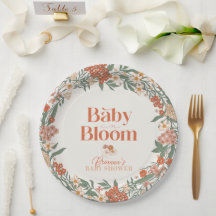 Baby in Bloom Boho Fleur sauvage Baby shower fille