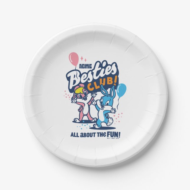 Assiettes En Carton Baby Lola et BUGS BUNNY™ - Besties Club! (Devant)