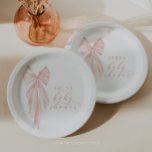 Assiettes En Carton Baby shower à boue rose - Ruban d'aquarelle minima<br><div class="desc">N'importe qui qui planifie un Baby shower aimera nos objets fantaisistes avec ce charmant arc rose aquarelle peint à la main. Ces conceptions de Baby showers allient élégance et fonctionnalité sans effort. La conception de l'arc aquarelle peinte à la main ajoute une touche de flair vintage et de fantaisie, parfait...</div>