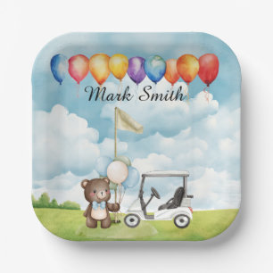 Assiettes En Carton Baby shower à thème de golf / Anniversaire pour ga