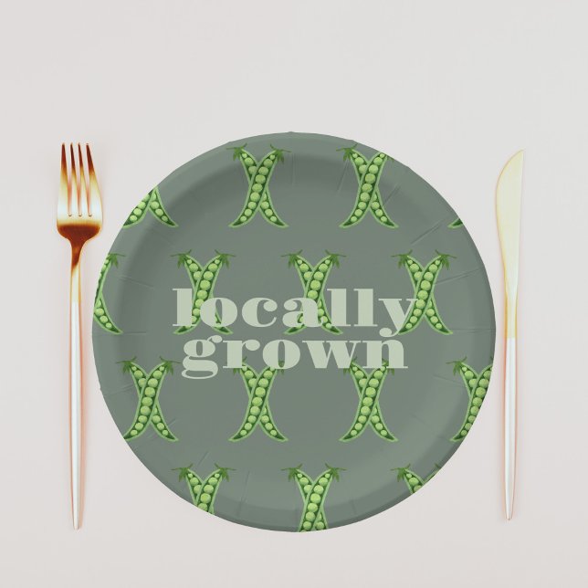 Assiettes En Carton Baby shower cultivé localement | SAGE DE BLOCAGE (Créateur téléchargé)