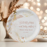 Assiettes En Carton Baby shower de baisers de papillon en feuille d'or<br><div class="desc">Boho en feuille d'or papillon baisers baby shower Plaques en papier Les articles correspondants sont disponibles.</div>