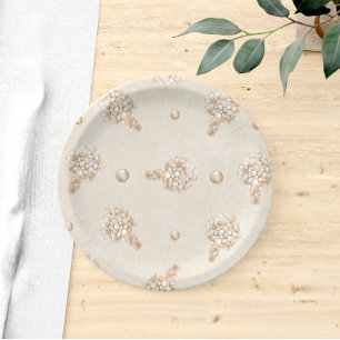 Assiettes En Carton Baby shower de ballon Teddy Bear