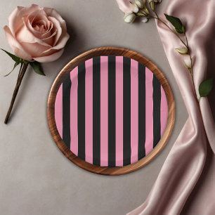 Assiettes En Carton Baby shower de camion citrouille noir rose Floral