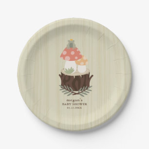 Assiettes En Carton Baby shower de champignons Napkin