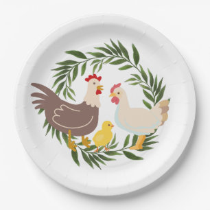 Assiettes En Carton Baby shower de poussette agricole